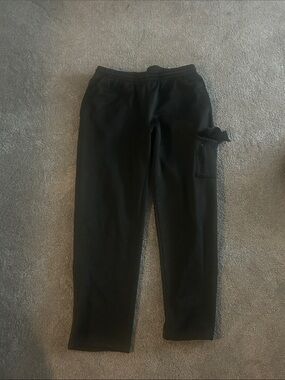 Zone Pro Men's Charcoal Grey Cargo Sweatpants with Zip Pocket